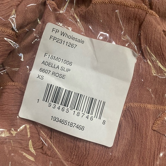 Free people Adella slip dress in Rose size xs New in package - Picture 11 of 11